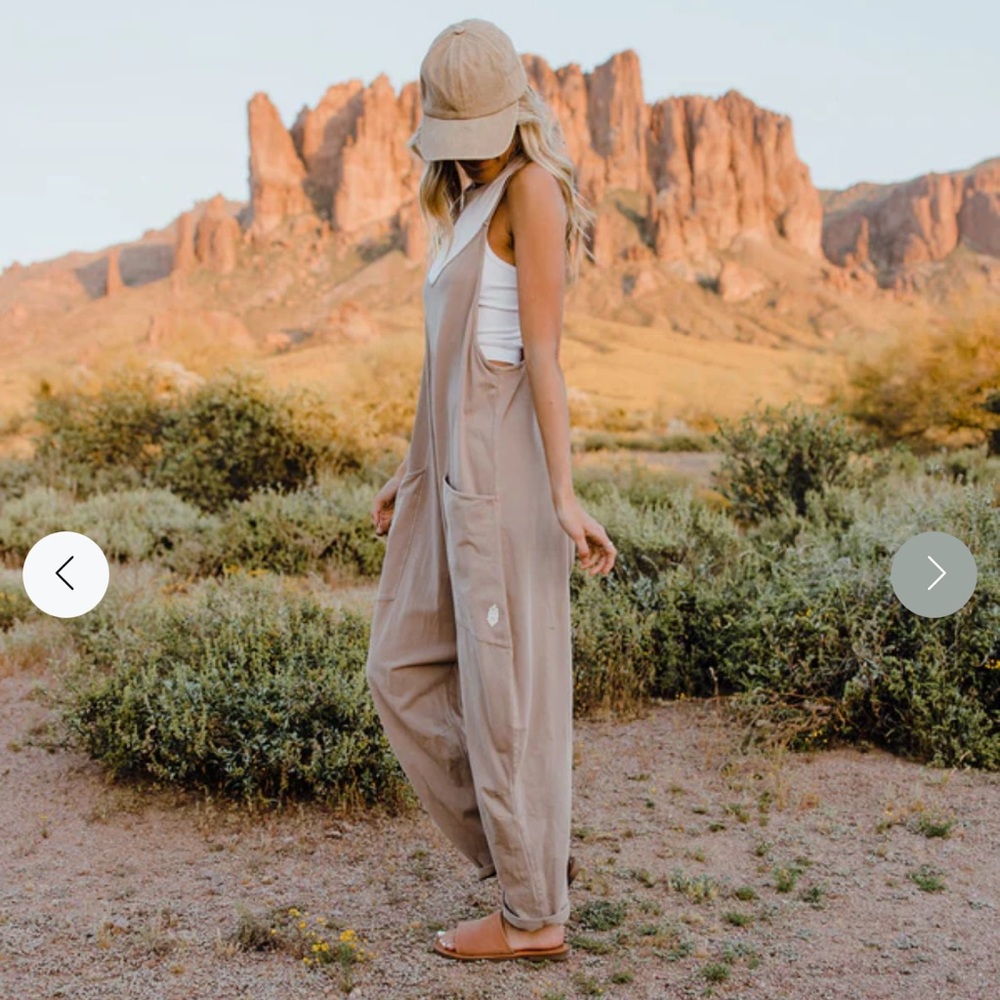 Free People Hot Shot Onsie Mocha